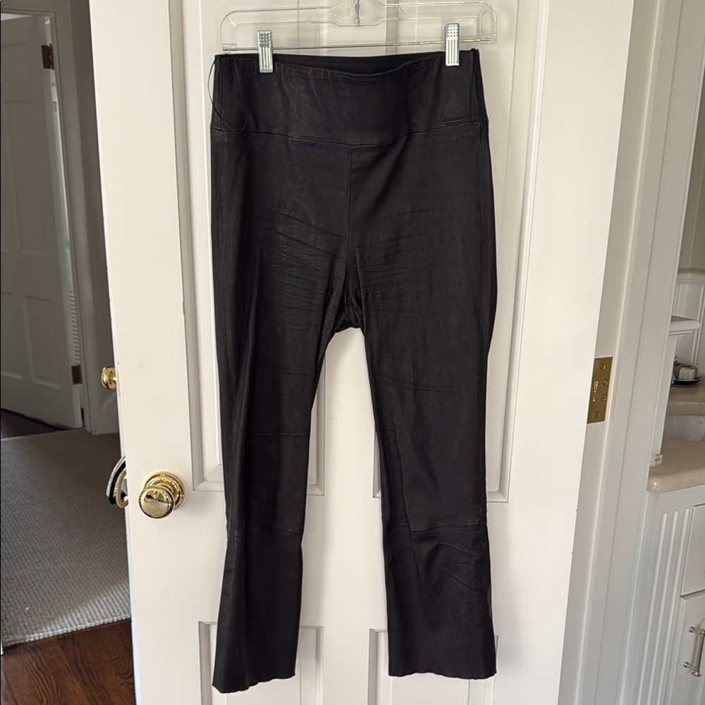 SPRWMN Leather Flare Pants